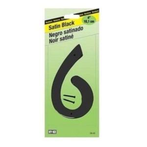HY-KO - Satin Black House Marker Number